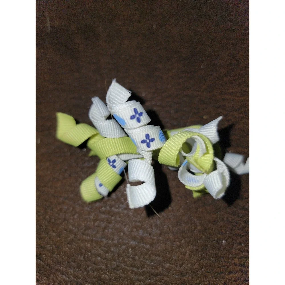 Gymboree greek isle style hair pretties ponytail holder curlies